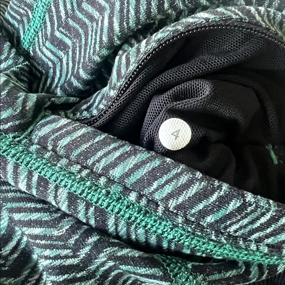 Lululemon Daily Practice Jacket Irregular Spacebone Sea Mist Deep Green / Black - Picture 14 of 16